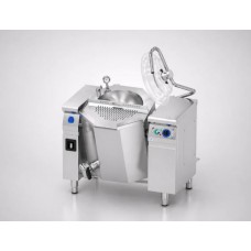 Paverčiamas maisto virimo katilas 92 l TB 90/700, permatomas dangtis su pakėlimo mechanizmu
