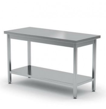 Centrinis stalas su lentyna – surenkamas, gylis 600 mm