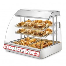 Šildoma vitrina 2xGN1/1 EVB 076 2R (dvi lentynos) Šildoma vitrina 2xGN1/1 EVB 076 2R (dvi lentynos)