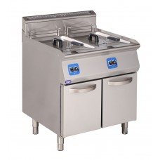 Dujinė gruzdintuvė 2x13 ltr talpos, uždaro modulio