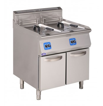 Dujinė gruzdintuvė 2x13 ltr talpos, uždaro modulio