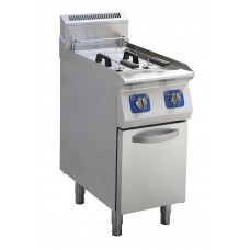 Elektrinė gruzdintuvė 2x8 ltr talpos, uždaro modulio