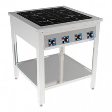 Indukcinė viryklė 4 kaitinimo zonų 250x250 mm, atviro modulio FSI4090 Pro